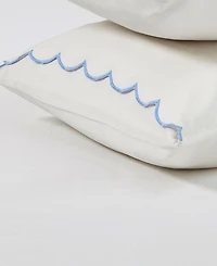 Peri Home Scallop 300-Thread Count Cotton 4-Pc. Sheet Set