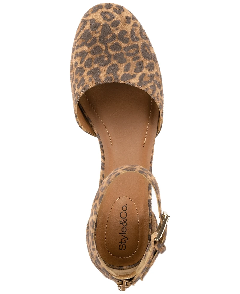 Style & Co Women's Alinaa Two-Piece Block Heel Dress Pumps, Created for Macy's