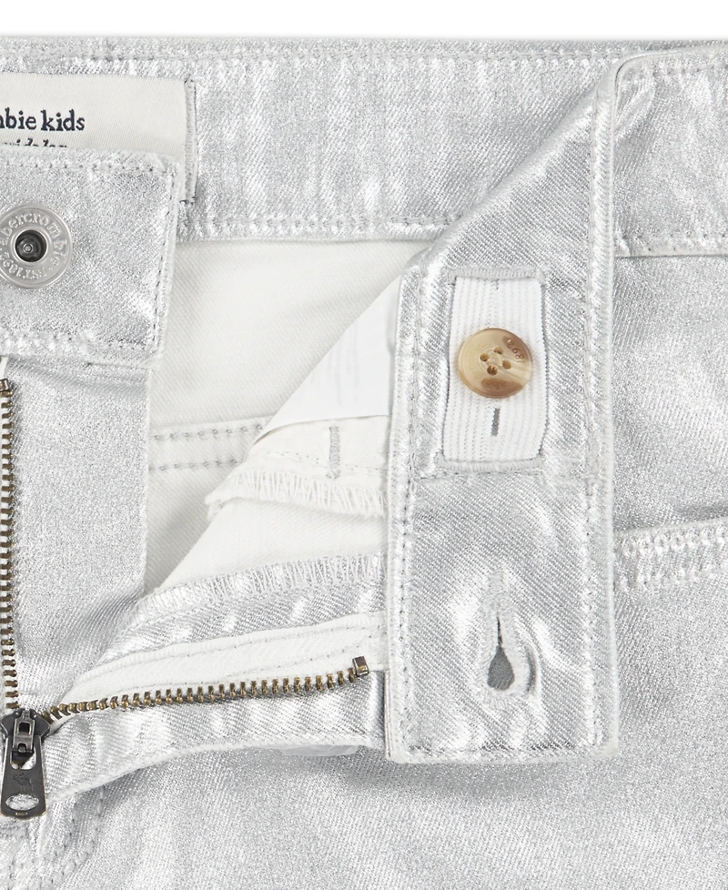 abercrombie kids Girls Shine High Rise Wide Leg Jeans