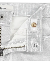 abercrombie kids Girls Shine High Rise Wide Leg Jeans