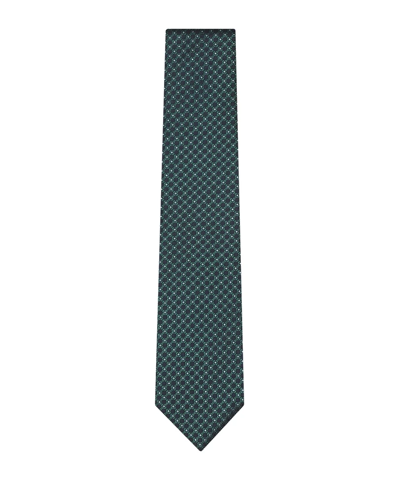 Tommy Hilfiger Men's Hannah Geometric Floral Print Tie