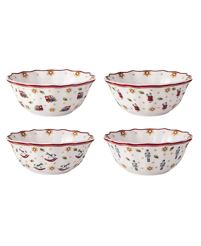 Villeroy & Boch 2025 Toy's Delight Anniversary Bowls, Set of 4