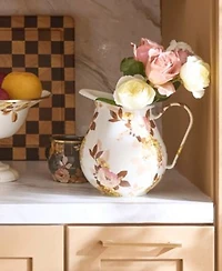 Mackenzie Childs Wild Rose White Collection