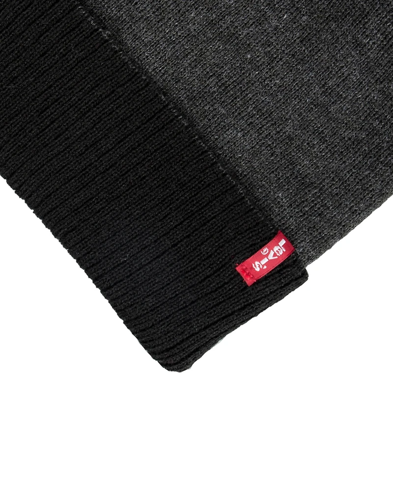 Levi's Men's 2-Pack. Fleece Ivy Beanie and Gloves Set