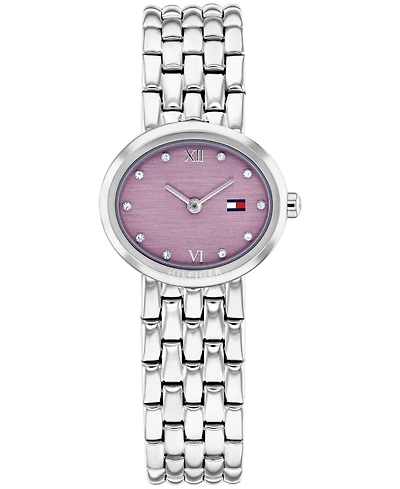Tommy Hilfiger Women's Quartz Silver Tone Stainless Steel Bracelet Watch, 25mm