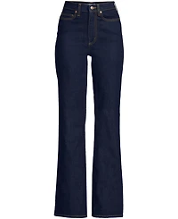 Lands' End Women's Soft Denim High Rise Classic Flare Jeans