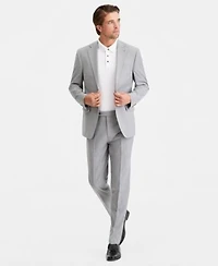Calvin Klein Mens Slim Fit Wool Blend Stretch Suit Separates