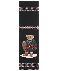 Polo Ralph Lauren Men's Holiday Bear Intarsia Scarf
