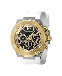 Technomarine Men's Tm-224019 Manta Quartz Chronograph Gold, Black Dial Watch