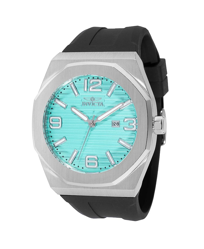 Invicta Men's 45773 Huracan Quartz 3 Hand Turquoise Dial Watch