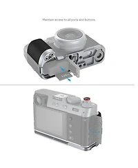 SmallRig SmallRig L-Shape Grip for Fujifilm X100VI & X100V, Silver
