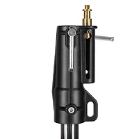 Manfrotto 12.5' Tall Cine Stand with Leveling Leg, Silver