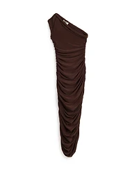 Nocturne Women's Twist Detail One-Sleeve Maxi Dress