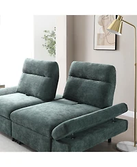 Streamdale 3-in-1 Convertable Sofa with Adjustable Backrest