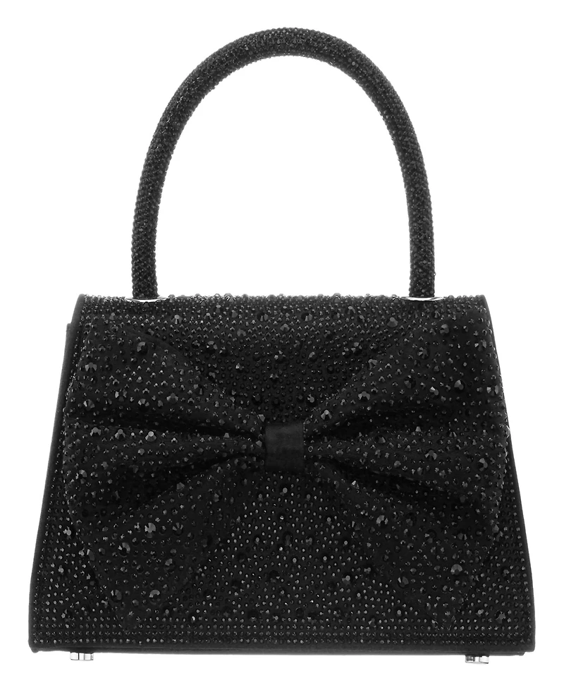 Nina Crystal Magnetic Snap Satchel Bag