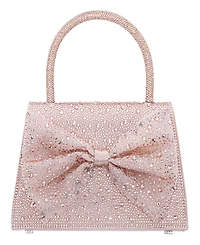 Nina Crystal Magnetic Snap Satchel Bag