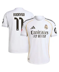 Adidas Men's Rodrygo White Real Madrid 2025/26 Home Authentic Jersey