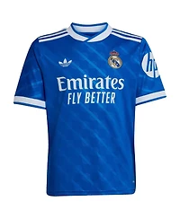 Adidas Big Boys and Girls Trent Alexander-Arnold Blue Real Madrid 2025/26 Third Replica Player Jersey