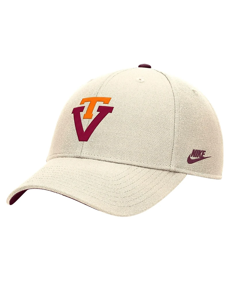 Nike Men's Natural Virginia Tech Hokies Rise Adjustable Hat