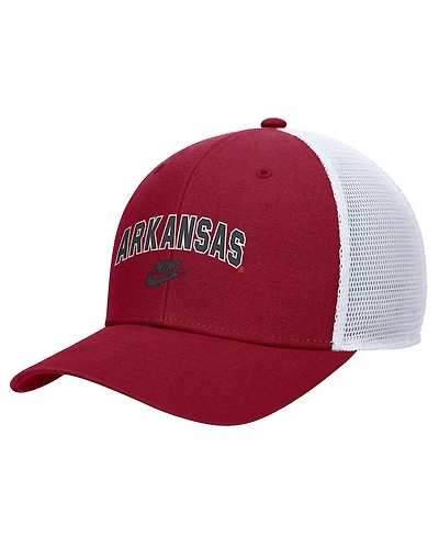 Nike Men's Cardinal Arkansas Razorbacks Arch Rise Performance Trucker Adjustable Hat