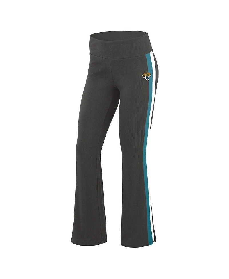 Wear by Erin Andrews Women's Black Jacksonville Jaguars Tri-Blend Yoga Pants