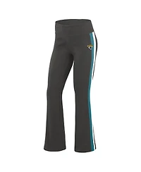 Wear by Erin Andrews Women's Black Jacksonville Jaguars Tri-Blend Yoga Pants