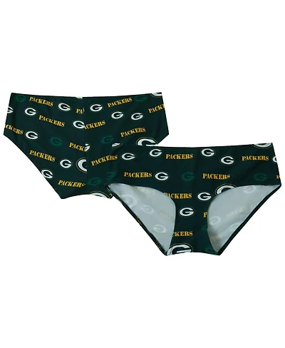 Concepts Sport Women's Green Bay Packers Mosaic Allover Print Knit Panty