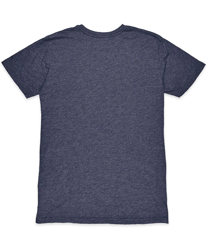 1863FC Men's Heather Navy Manchester City Retro Flourish Twisted Tri-Blend Slub T-Shirt