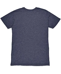 1863FC Men's Heather Navy Manchester City Retro Flourish Twisted Tri-Blend Slub T-Shirt