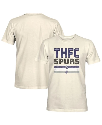 1863FC Men's Tan Tottenham Hotspur Retro Stripes T-Shirt