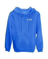1863FC Men's Blue Leicester City Wordmark Fleece Pullover Hoodie