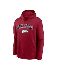 Nike Men's Cardinal Arkansas Razorbacks Club Pullover Hoodie