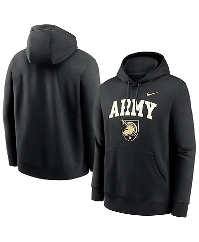 Nike Men's Black Army Knights Club Pullover Hoodie