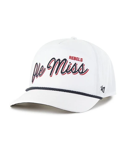 '47 Brand Men's White Ole Miss Rebels Fairway Hitch Adjustable Hat
