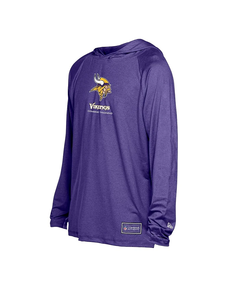New Era Men's Purple Minnesota Vikings Functional Fandom Hoodie
