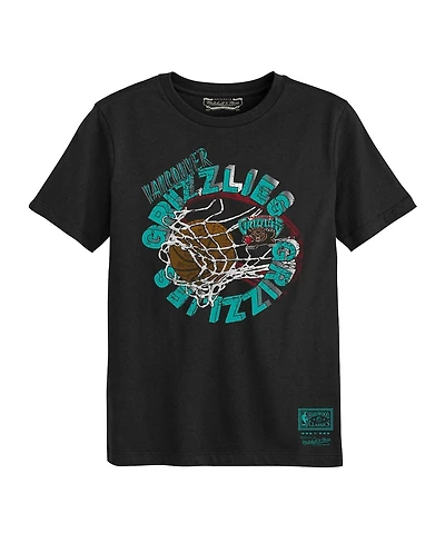 Mitchell & Ness Preschool Black Vancouver Grizzlies Hardwood Classics the Net T-Shirt