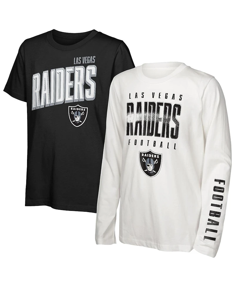 Outerstuff Preschool Las Vegas Raiders The Mix Combo T-Shirt Set