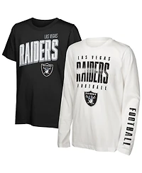 Outerstuff Preschool Las Vegas Raiders The Mix Combo T-Shirt Set