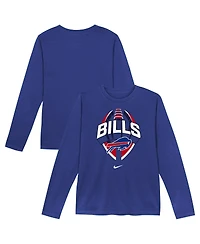 Nike Preschool Royal Buffalo Bills Primetime Legend Icon Long Sleeve Performance T-Shirt