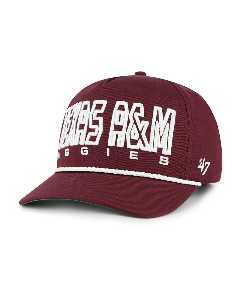 '47 Brand Big Boys and Girls Maroon Texas A&M Aggies Byline Hitch Adjustable Hat