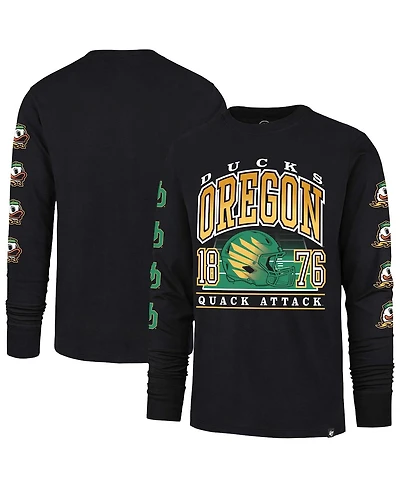 '47 Brand Men's Black Oregon Ducks Go Big Long Sleeve T-Shirt