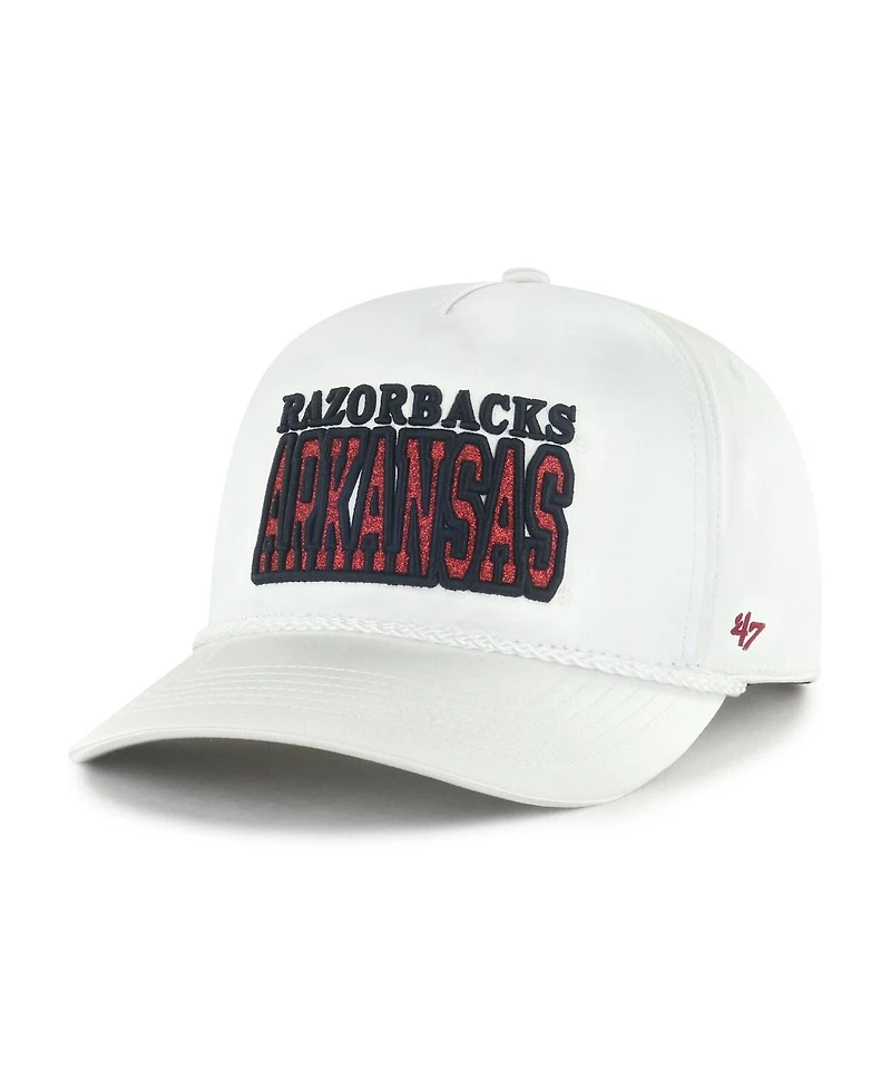'47 Brand Women's White Arkansas Razorbacks Outspoken Hitch Adjustable Hat