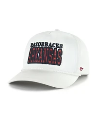 '47 Brand Women's White Arkansas Razorbacks Outspoken Hitch Adjustable Hat