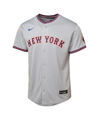 Nike Big Boys and Girls Gray New York Mets Road Limited Jersey