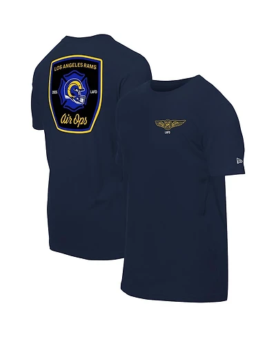 New Era Men's Navy Los Angeles Rams x Lafd Air Ops T-Shirt