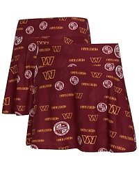 Concepts Sport Women's Burgundy Washington Commanders Mosaic Allover Print Skort