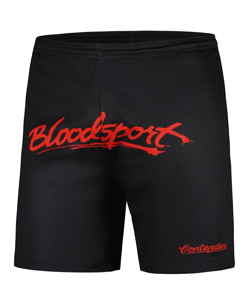 Contenders Clothing Men's Black Bloodsport Mesh Shorts