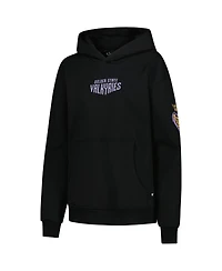 The Wild Collective Women's Black Golden State Valkyries Icon Fleece Pullover Hoodie