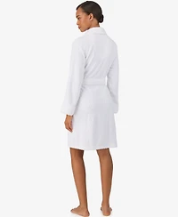 Lauren Ralph Women's Long Sleeve Shawl Collar Short Robe