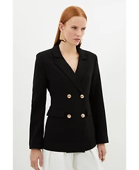 Karen Millen Women's Tailored Double Breasted Blazer